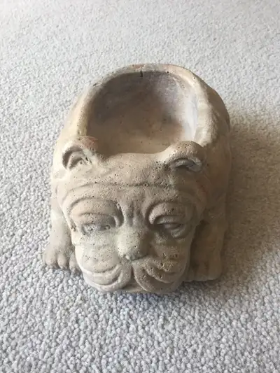 This small planter is in the shape of a dog and is approximately 6 inches in length. Northwest Regin...