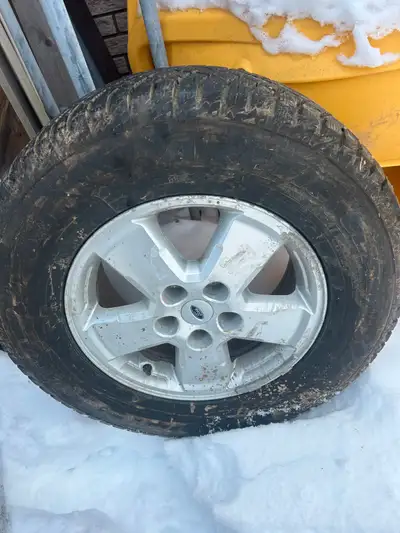 Came off a 2008 Ford Escape. Rubbers are like new, very low mileage and the treads are very beefy. T...