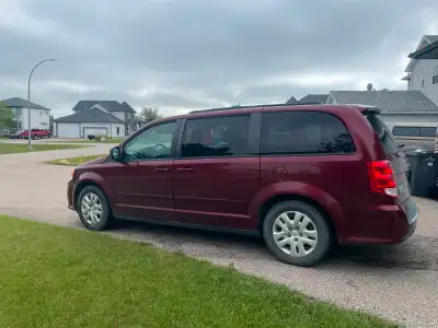 2017 DODGE GRAND CARAVAN (STOW N GO SEATS) Burgundy color. We are the 2nd owners. It has been very w...