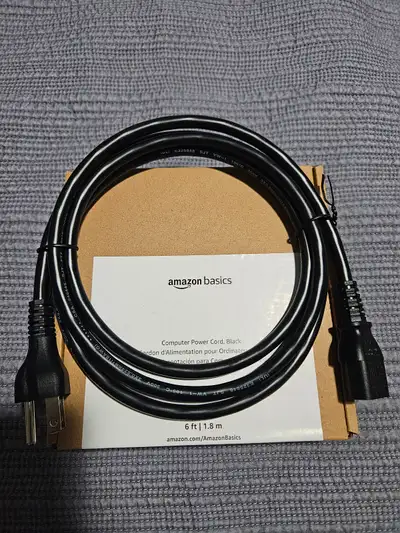 Monitor power cable - 6 ft, View more