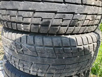 2- Yokohama Ice guard tires 225/65R17 2- Hanook Kinergy All Season tires 225/65R17 $75 for each pair...