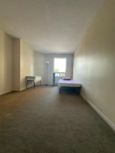 One spot is available in a shared bedroom within a clean and well-maintained 2-bedroom apartment. Yo...