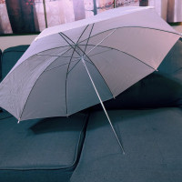 3x White Diffuser Umbrella Kit
