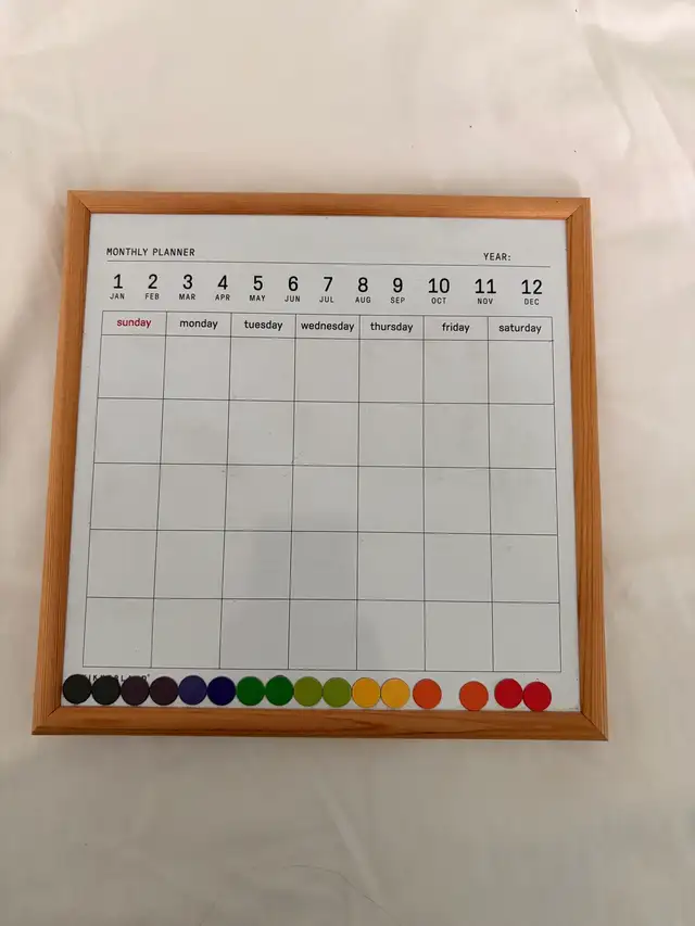 Dry erase planner445159023219855360