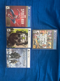 PS4 ps5 games