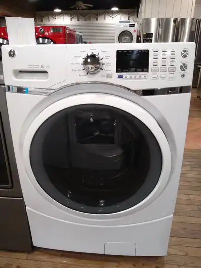 G.E Washer Washing Machine 27" Front Load Stacker Full Size, View more