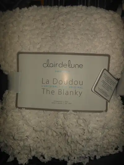 clair de lune La doudou throw 50 x 60 inch