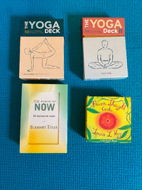 Yoga Cards 4 decks for 25.00