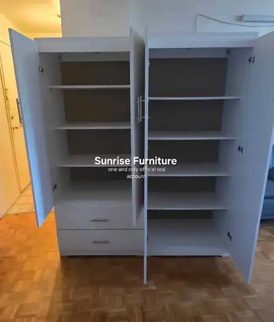 4 door wardrobe cupboard new wardrobe armoire , View more