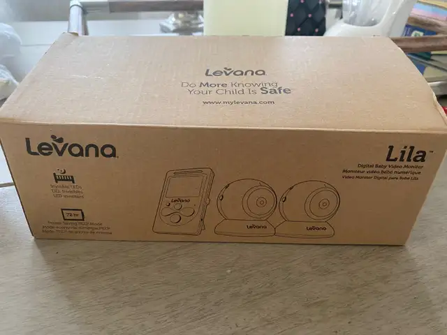 Levana Lila Two Camera Baby Video Monitor in Gates, Monitors & Safety in Markham / York Region - Image 5
