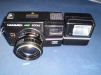 Hanimex VEF Zoom 110 Film Camera with VEF II Flash