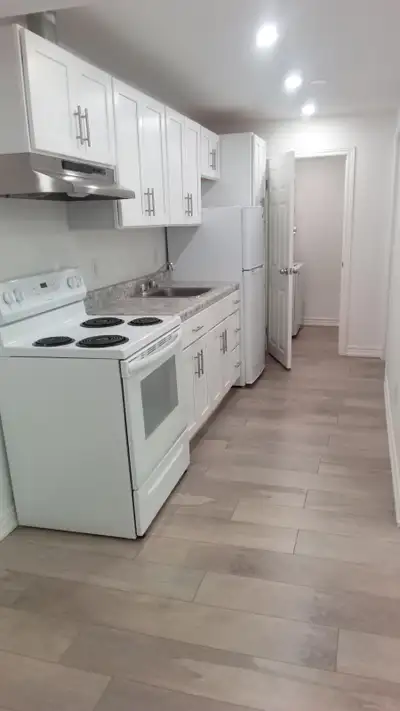 Beautiful basement apartment in family home, 1 bedroom, 1 bathroom, kitchenette and dining area, in-...