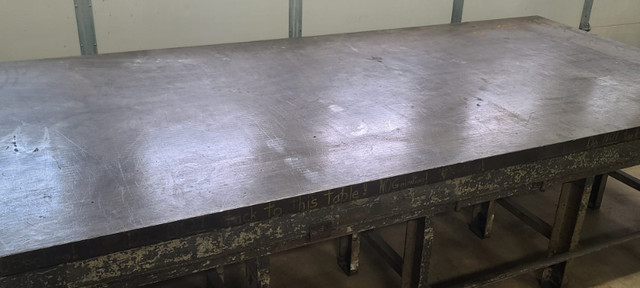 Cast iron welding table with 2" top in Other Business & Industrial in Portage la Prairie - Image 3