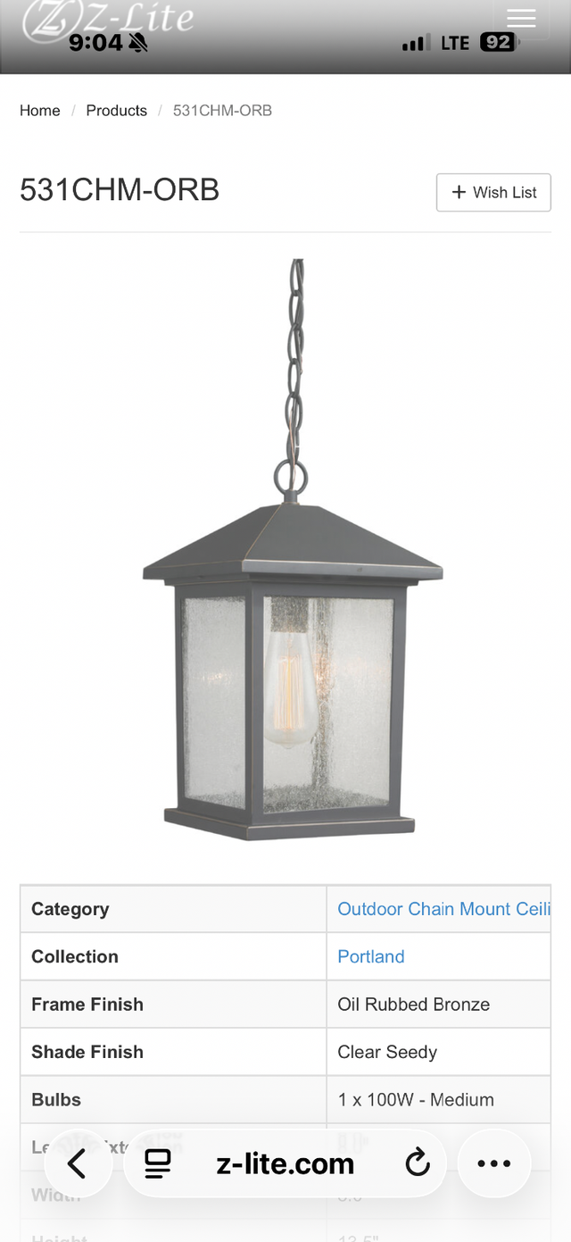 New outdoor light577399368640122881