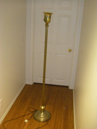 Vintage Torchiere Floor Lamp (Three Light)