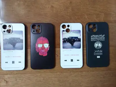 ÉTUITS CELLULAIRE IPHONE 13 MINI. 4 ÉTUITS DIFFÉRENTS DISPONIBLE. $4. CHAQUE OU $10. POUR LES QUATRE...
