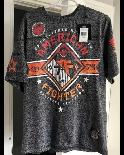 Large American Fighter T-shirt - Brand New, View more
