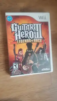 Guitar hero III Nintendo wii 