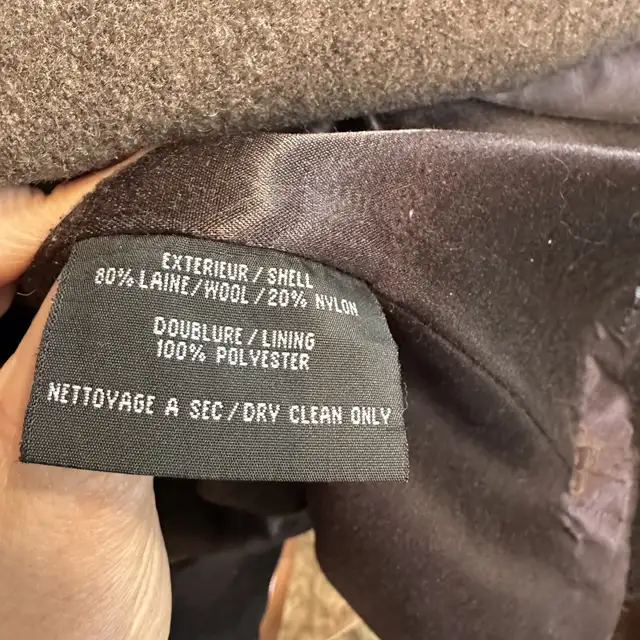 mens wool coat size 15/16 Fen Nelli in Men's in Oshawa / Durham Region - Image 9