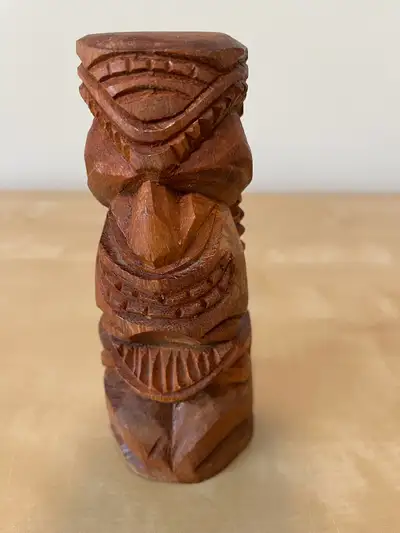 Tiki Statue Hand Carved solid wood, , View more