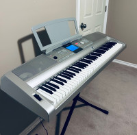 Yamaha keyboard 76 piano size keys & accessories for sale!