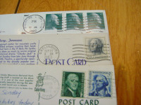 WASHINGTON STAMPS (3 DIFFERENT) ONE THOMAS JEFFERSON