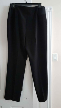 Women's Black Tan Jay Size 14 Petite Dress Pants