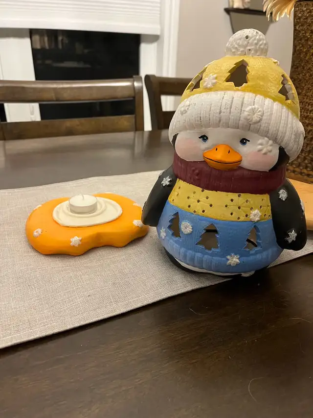 Hand Painted Ceramic Snowman in Other in Sudbury - Image 3