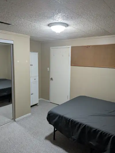 FURNISHED BIG BASEMENT BEDROOM