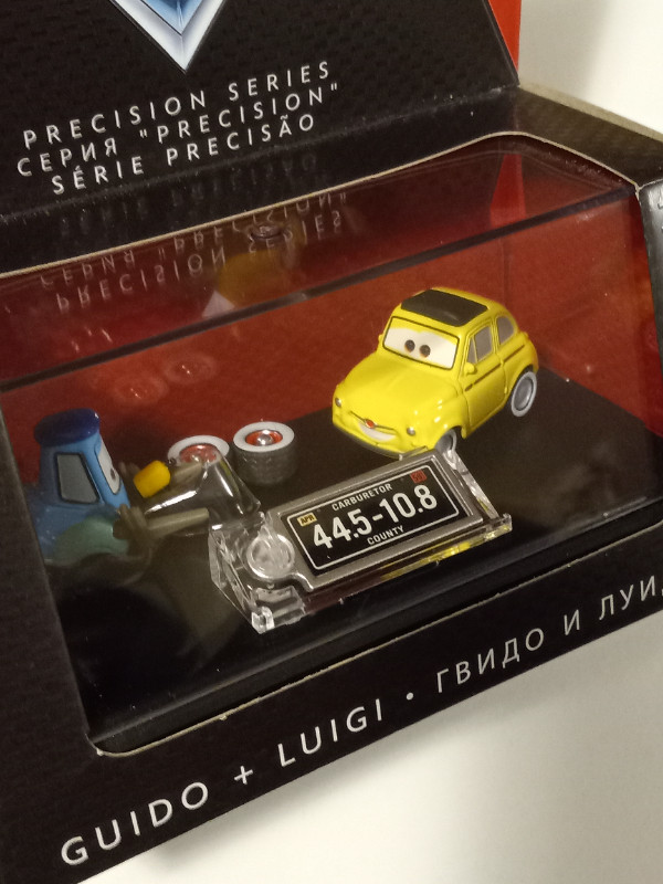DISNEY PIXAR CARS PRECISION SERIES LUIGI & GUIDO PERFECT in Toys & Games in Trenton