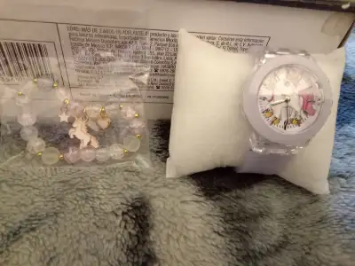 Little Girls Unicorn Watch and Charm Bracelet, View more