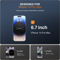 iphone 14 Pro Max Protector Tempered Glass