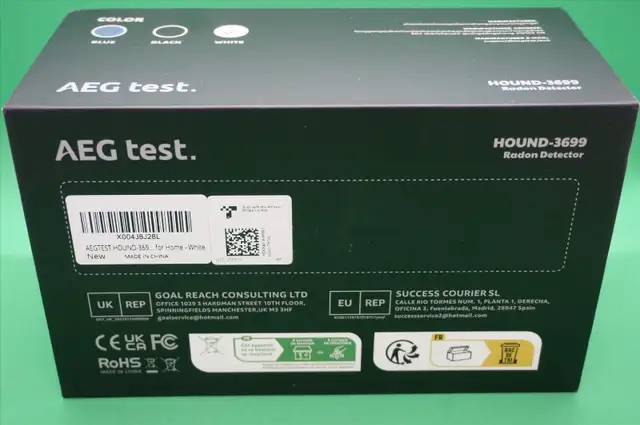 AEG Test HOUND-3699 Radon Detector for Home Safety in General Electronics in Markham / York Region - Image 6