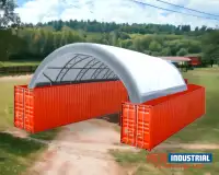 DOUBLE TRUSS CONTAINER SHELTER | (W20’×L40’×H6.5’)