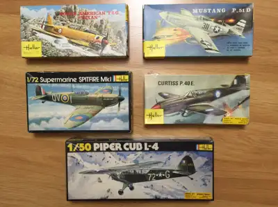 Plastic model kits - Heller aircrafts, View more