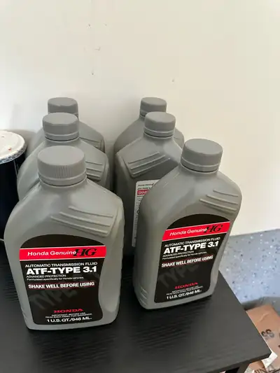 Have 6 bottles for Honda atf 3.1 for the 9 speed transmissions selling them all for 300.00 firm on p...