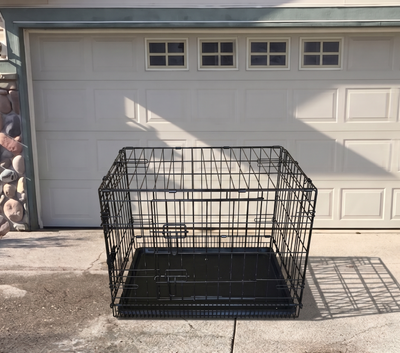 2-door dog crate in good condition, View more