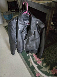 MENS LEATHER JACKET  ( MOTORCYCLE)