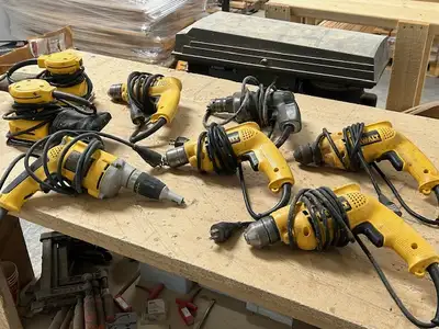 3/8" DEWALT Hand Drills, Palm Sanders and Drywall Gun, View more