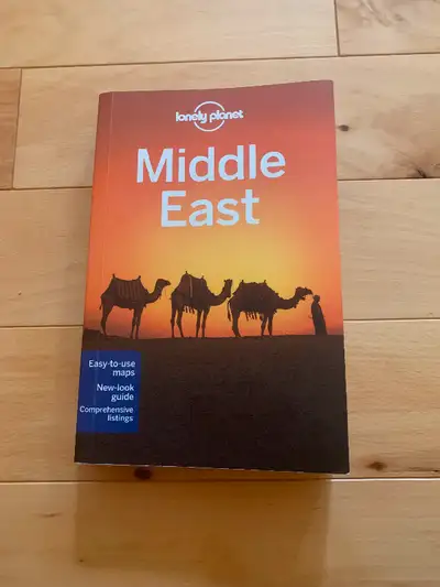 Lonely Planet Middle East travel book, $10
