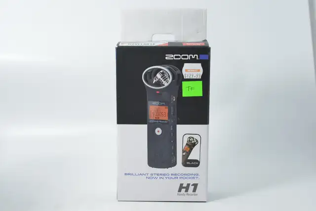 Zoom H1 Handy Recorder ID 3141 TK in Pro Audio & Recording Equipment in Kitchener / Waterloo - Image 2