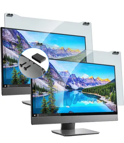 ZYY 2Pack Computer Screen Blue Light Blocker for 27 Inch Monitor, View more