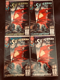 Death of Superman & Funeral for a Friend Comic Series