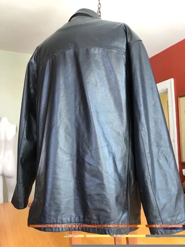 XL Men’s Black Leather Jacket in Men's in Kitchener / Waterloo - Image 3