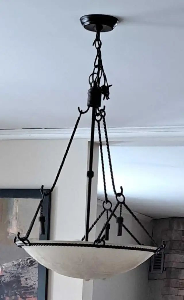 Luminaire suspendu vintage  in Indoor Lighting & Fans in Sherbrooke - Image 2