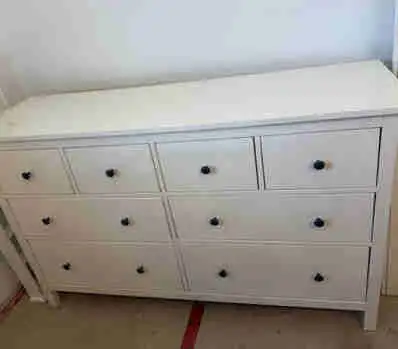 IKEA white 8 drawer dresser great condition, View more
