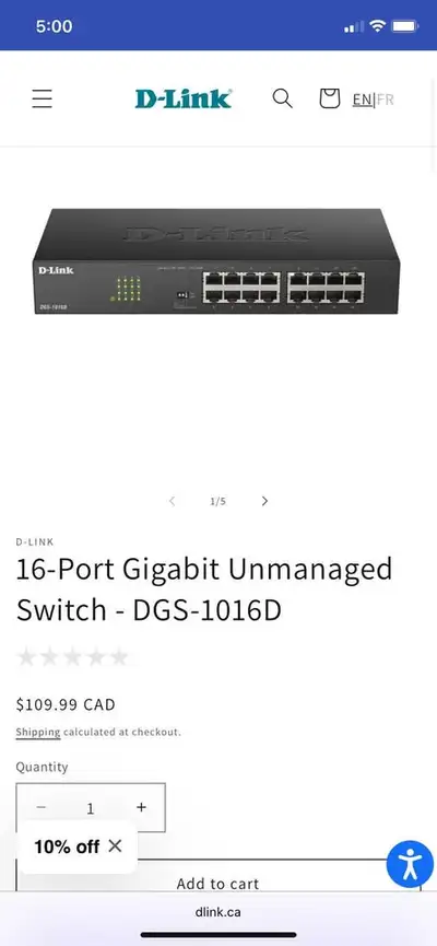 D-link network switch, View more