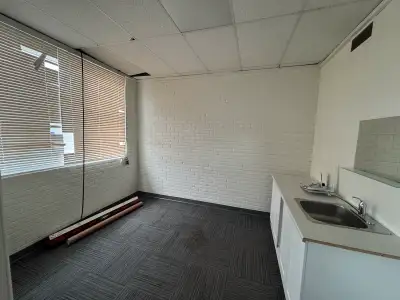 Private office for rent in polo park area 2 offices Reception Storage and washroom