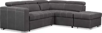 New Sleeper Sectional  With Storage Ottoman , View more