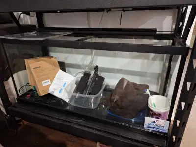 30 gallon aqaurium equipped, View more